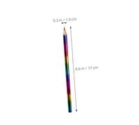 HIAKDOFT 12Pcs Rainbow Colored Pencils for Students Smooth Writing Wooden Drawing Pencils with Break-resistant Lead Lightweight DIY Art Supplies for Beginners