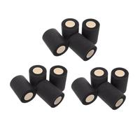HIAKDOFT 12pcs Sports Foam Bandage Elastic Skin Film for Ankle Calf Protection Athletic Tape for Hair Badminton Racket Grip Wrap Tennis Racket Accessories