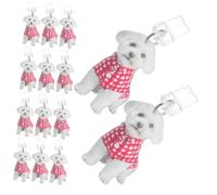 HIAKDOFT 15pcs Decorative Dog Charm Dustproof Phone Port Protectors Resin Anti-dust Charging Plugs Compatible with Iphone Devices and Easy to Use