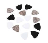 HIAKDOFT 15Pcs Felt Ukulele Picks Lightweight Practical Guitar Plectrums with Finger Protection for Melodious Sound and Easy Carrying