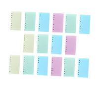 HIAKDOFT 160 Sheets Refill Paper for Spiral and Wirebound Notebooks with Yellow Blue Pink and Green Smooth Writing Surface Easy to Install Replacement Pages
