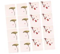 HIAKDOFT 16pcs Delicate Blessing Cards Set Mixed Style DIY Thanksgiving and Birthday Greeting Cards for Holiday Wishes and Thank You Notes