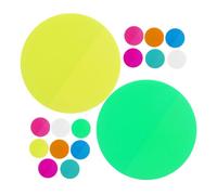 HIAKDOFT 16pcs Transparent Sticky Page Markers Reusable Practical Reading Tabs for Home Office Study Soft Texture Highlight Stickers for Notes and Indexing