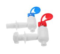 HIAKDOFT 1pair Plastic Spigot for Water Coolers Push Button Dispenser Valve Leak Beverage Spout for Home and Office Use Compatible Models Easy Operation