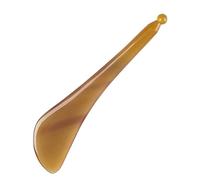 HIAKDOFT 1pc Horn Facial Scraping Board Ergonomic Manual Massage Tool for Improved Circulation and Anti-Aging Care Smooth for