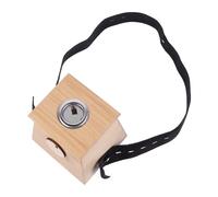 HIAKDOFT 1pc Portable Bamboo Moxa Box Single Hole Moxibustion Tool for Relief Durable Moxa Burner Holder for Home Use for Elderly Sub Healthy Individuals