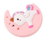 HIAKDOFT 1Pc Unicorn Silicone Teether Soother Soft Molar for Teething Relief Shower