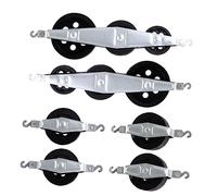 HIAKDOFT 1set Machinery Pulley Block Demo Practical Educational Tool for Physics Experiments Design Lightweight and Portable for Classroom Use Stimulates Learning and Understanding of