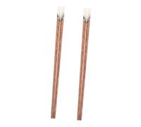HIAKDOFT 2 Pairs Wooden Chopsticks Nonslip Reusable Dining Sticks for Home Restaurant Use Smooth Easy Clean Asian Food Utensil Versatile Outdoor Chopstick