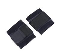 HIAKDOFT 2 Pcs Adjustable Sports Wrist Braces Wrist Support Compression Straps for Gym Training Fitness Exercise Black Wristbands