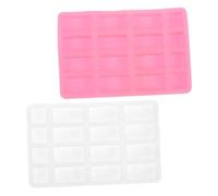 HIAKDOFT 2 Pcs Silicone Mini Bricks Mold for DIY Sand Table and Dollhouse Building Friendly Easy to Use Brick Making Tool Versatile Landscape Crafting Supplies for Creative Modeling