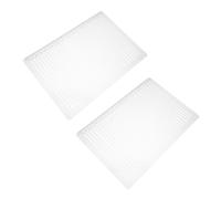 HIAKDOFT 2 Sets Plastic Lettering Guide Template Ruler Spacing with Straight Line Drawing Stencils for Journaling Calligraphy Envelope Addressing Precise Writing and Drafting Tools