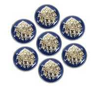 HIAKDOFT 20 pcs Small Metal Coat Buttons Vintage Decorative Suit Jacket Buttons for Men Coats Uniforms for Sewing and DIY Crafting