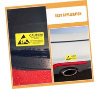 HIAKDOFT 200 Pcs Anti-static Warning Label Stickers Self Adhesive Static Protective Decals for Electronic Devices with Strong Adhesion and Clear Visible Caution Signs