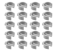 HIAKDOFT 20PCS C-Shape Cane Pin Lock Clips for Tubes Replacement Brackets for Folding Walkers Rolling Walkers Walking Canes and Chair Stand Assist with Quick Release and Stable Connection