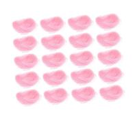 HIAKDOFT 20Pcs Handmade Artificial Bird Nests for Landscape Decor Miniature Lightweight Bird Shelters in Pink Creative Cold Dish Decorations and DIY Easter Craft Supplies