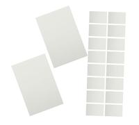 HIAKDOFT 20pcs Sublimation Aluminum Blanks Sheets with Brushed Finish Metal Photo Frames for DIY Heat Transfer Scratch Resistant Nameplates and Decorative Signage