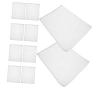 HIAKDOFT 24pcs Fine Mesh Aquarium Filter Media Bags with Zipper Polyester Fish Tank Strainer Bags for Ceramic Rings Activated Carbon and Filter Stones Efficient Debris Capture and Easy