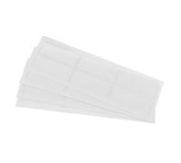 HIAKDOFT 24pcs Transparent Self Adhesive Label Holders Clear Plastic Shelf and Tag Protectors for Office Home Warehouse Supermarket Organization and Index Card Storage