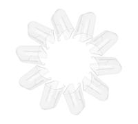 HIAKDOFT 24pcs Travel Toothbrush Head Caps Compact Protective Covers for Electric Toothbrush Heads Hygiene Dustproof Travel Essentials for Home and Camping