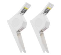 HIAKDOFT 2Pcs 2 Meter Retractable Wall-Mounted Height Measuring Tape for and Adults, Metal Body Measurement Ruler for Home, School, and Clinic Use