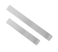 HIAKDOFT 2pcs Adhesive Metal Strips for Magnets Iron Memo Wall Bars for Photo Board Display Modern Multifunctional Magnetic Notice Boards for Home and Office Decor