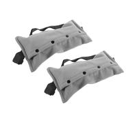 HIAKDOFT 2PCS Adjustable Bearded Dragon Sling Carrier with Breathable Fabric Handsfree Chest Bag for Small Reptiles and Lizards Spacious Travel Carrier for Outdoor Use in Elegant Grey