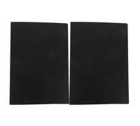 HIAKDOFT 2pcs Black A4 Size Document Organizer Folder for Sheet Music Storage Music Score Binder with 40 Sleeves Folder Suitable for Office and Home Use