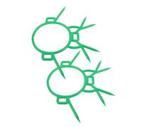 HIAKDOFT 2pcs Calf Weaning Nose Rings Soft Plastic Animal Husbandry Tools for Calves Gentle Device Easy to Install Farm Management Aid