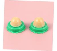 HIAKDOFT 2pcs Catnip Ball Candy for Cats and Kittens Natural Edible Vitamin Catnip Snack Healthy Sweet Treat to Boost Appetite and Digestion Fun Licking with Transparent Cover for Hygiene