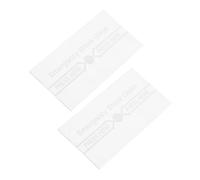 HIAKDOFT 2pcs Clear Manual Fire Alarm Switch Cover High Temperature Resistant Glass Break Replacement Panel Safety Emergency Call Point Replacement Part for Fire Safety Systems