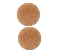 HIAKDOFT 2pcs Cork Massage Balls for Back Neck and Feet High-Density Cork Roller Spheres Muscle Tension Relief Tool Smooth Surface Fascia Massage for Yoga Pilates Therapy