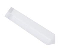 HIAKDOFT 2pcs Crystal Triangular Prism for Physics Experiments High Transparency Optical Refraction Tool with Stable Triangular Design for Photography Science Education and Light