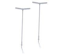 HIAKDOFT 2pcs Decorative Mini Street Lamps for Dollhouse and Model Railway Layout