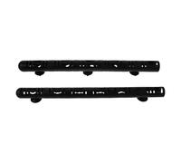 HIAKDOFT 2pcs Detachable Plastic Fish Tank Heater Cover Suction Cups, Aquarium Heater Protector Guard Sleeve for Freshwater Fish and Turtle Tanks, 43cm and 47cm Heating Rod Safety Shields