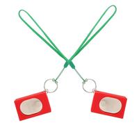 HIAKDOFT 2pcs Dog Training Clickers Portable Square Pet Clicker Trainer for Dogs Cats Harmless Sound Vibration Stimulation Behavior Correction Indoor Outdoor Use