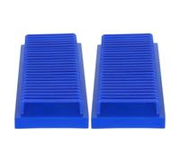 HIAKDOFT 2pcs Drying Rack for Slides 25 Slots Blue Sturdy Plastic Multipurpose Space-saving Lab Drip Rack for Science Classroom Use and Research Laboratories