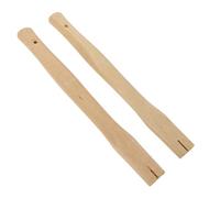 HIAKDOFT 2pcs Ergonomic Wooden Hoe Handle Replacement Wood Handles for Garden Tools Skid Comfortable Grip Easy to Install Labor Saving Carpenter Tool