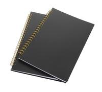 HIAKDOFT 2pcs Excel Ledger Book with PP Cover Pages Vertical Horizontal Grid Accounting Notebook for Business and Personal Financial Tracking Portable Inventory Ledger for Efficient