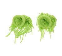 HIAKDOFT 2pcs Fish Spawning Mop Cotton Breeding Mop Floating Artificial Seaweed Fry Safe Egg Laying Shelter for Aquariums and Ponds Fish Hatchery Accessory