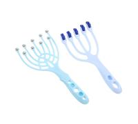 HIAKDOFT 2pcs Five Claw Head Scalp Massager Manual Multi Angle Scalp Scratcher for Relaxation and Tension Relief Blue Massaging Combs for Home Use and Gift