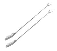 HIAKDOFT 2Pcs Foldable Trash Grabber 1M Long Lightweight Reaching Tool for Seniors and Adults, Heavy Duty Trash Picker Grabber Stick for Outdoor Litter Pickup and Household Use