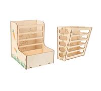 HIAKDOFT 2Pcs Hay Feeder Rack for Rabbits Small Animals Household Holder for Slow Feeding and Clean Cage Maintenance