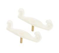 HIAKDOFT 2Pcs Latex Violin Shoulder Pads for Slip Design with Comfortable Light Easy to Install Replacement Claws for Secure Shoulder Support