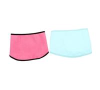 HIAKDOFT 2Pcs Lightweight Cooling Dog Bandanas Skin-friendly Breathable Ice Scarf for Puppies Summer Washable Pet Collar