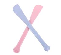 HIAKDOFT 2pcs Long Handle Pet Feeding Spoon and Can Opener Tool for Cats and Dogs, Blue and Pink Cat Food Portions Scoop, Pet Treat and Dog Food Feeding Accessories for Daily Use