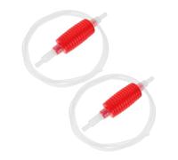 HIAKDOFT 2pcs Manual Gasoline Transfer Pump Multifunctional Liquid Sucker for Fuel and Water Extraction Hand Operated Oil and Water Siphoning Tool for Outdoor Emergency and Vehicle