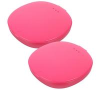 HIAKDOFT 2Pcs Menstrual Cup Storage Box Reusable Plastic Holder for Menstrual Cups Travel-Friendly Female Items Case Lid for Periods and On-The-Go Use