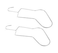 HIAKDOFT 2pcs Metal Sock Blockers for Knitting and Crochet Sturdy Drying Rack Hangers Multipurpose Sock Display and Shaping Tool Easy Installation Stretchers