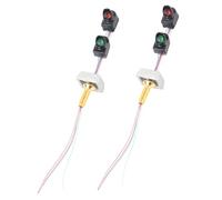 HIAKDOFT 2Pcs Miniature Traffic Signal Lights Micro Landscape Light Decor Sand Table Layout Accessory for Model Railway and DIY Architectural Scenes